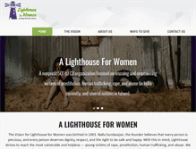 Tablet Screenshot of lighthouseforwomen.org